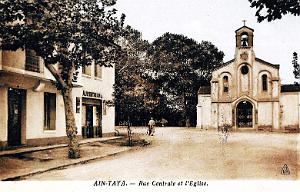 AIN-TAYA - RUE CENTRALE ET EGLISE